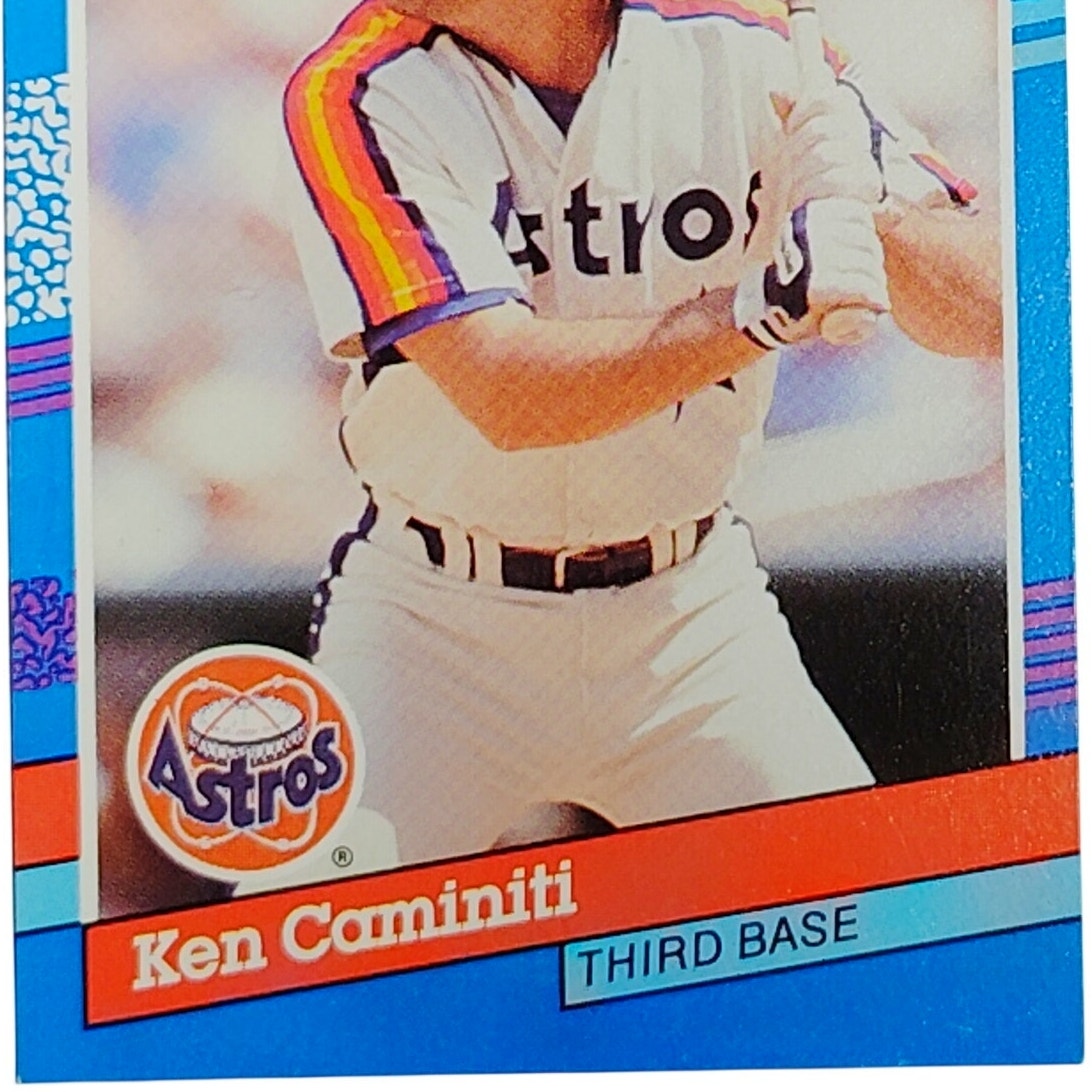 1991 Donruss #221 Ken Caminiti Houston Astros Third Baseman - VG/EX