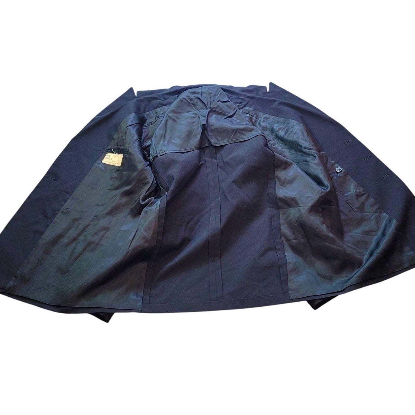 1973 U.S. Navy Data Processing Technician First Class Dress Blue Jacket – 44 X-Long, EUC