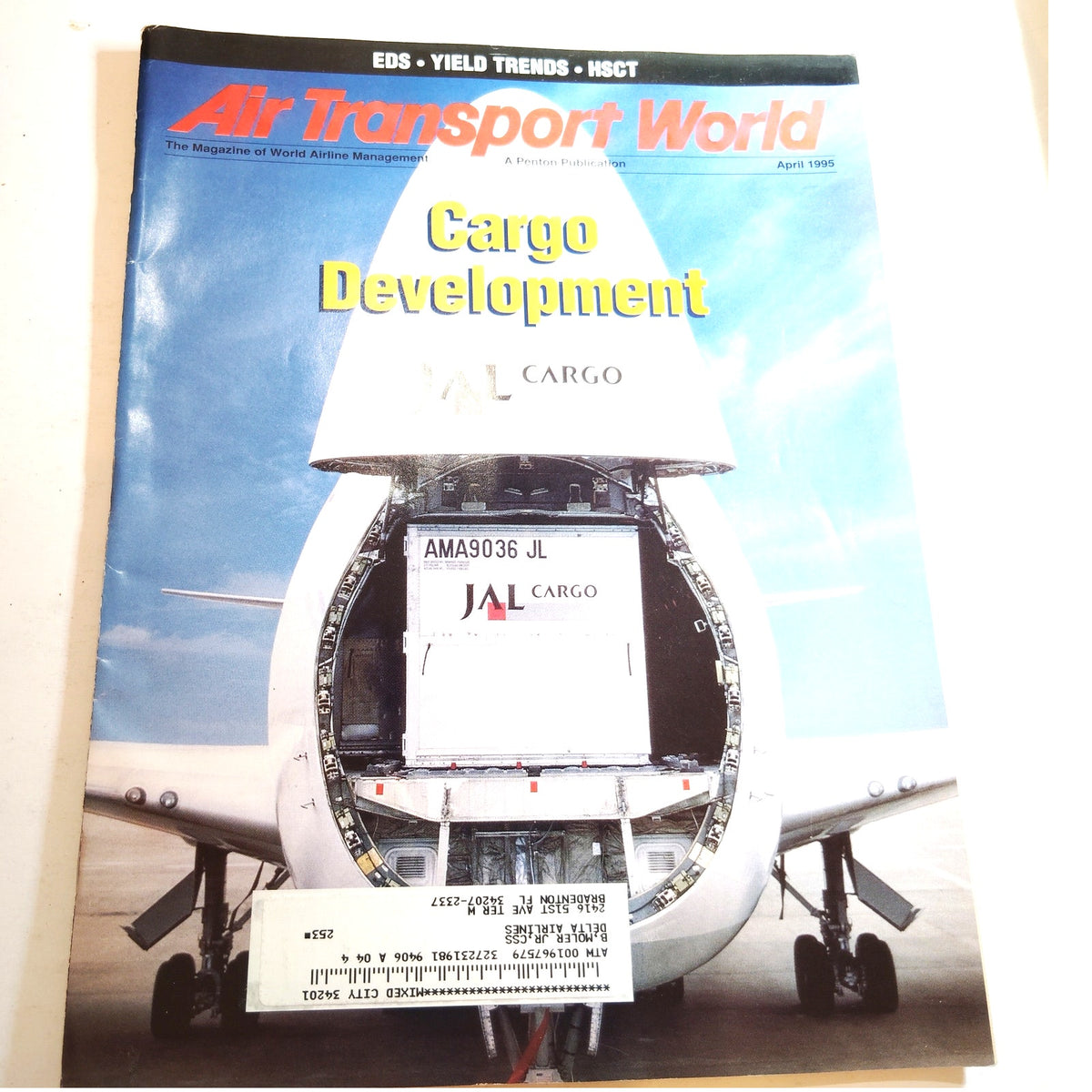 Air Transport World Magazine - April 1995 "Cargo Development" Issue, Vintage