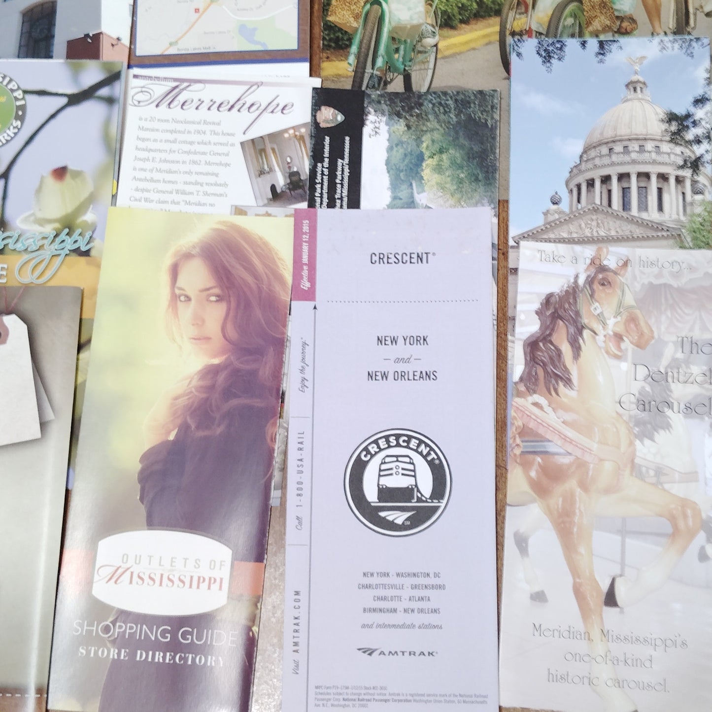 Mississippi Travel Ephemera Lot - Guides, Maps, Brochures, 2015 Collectibles