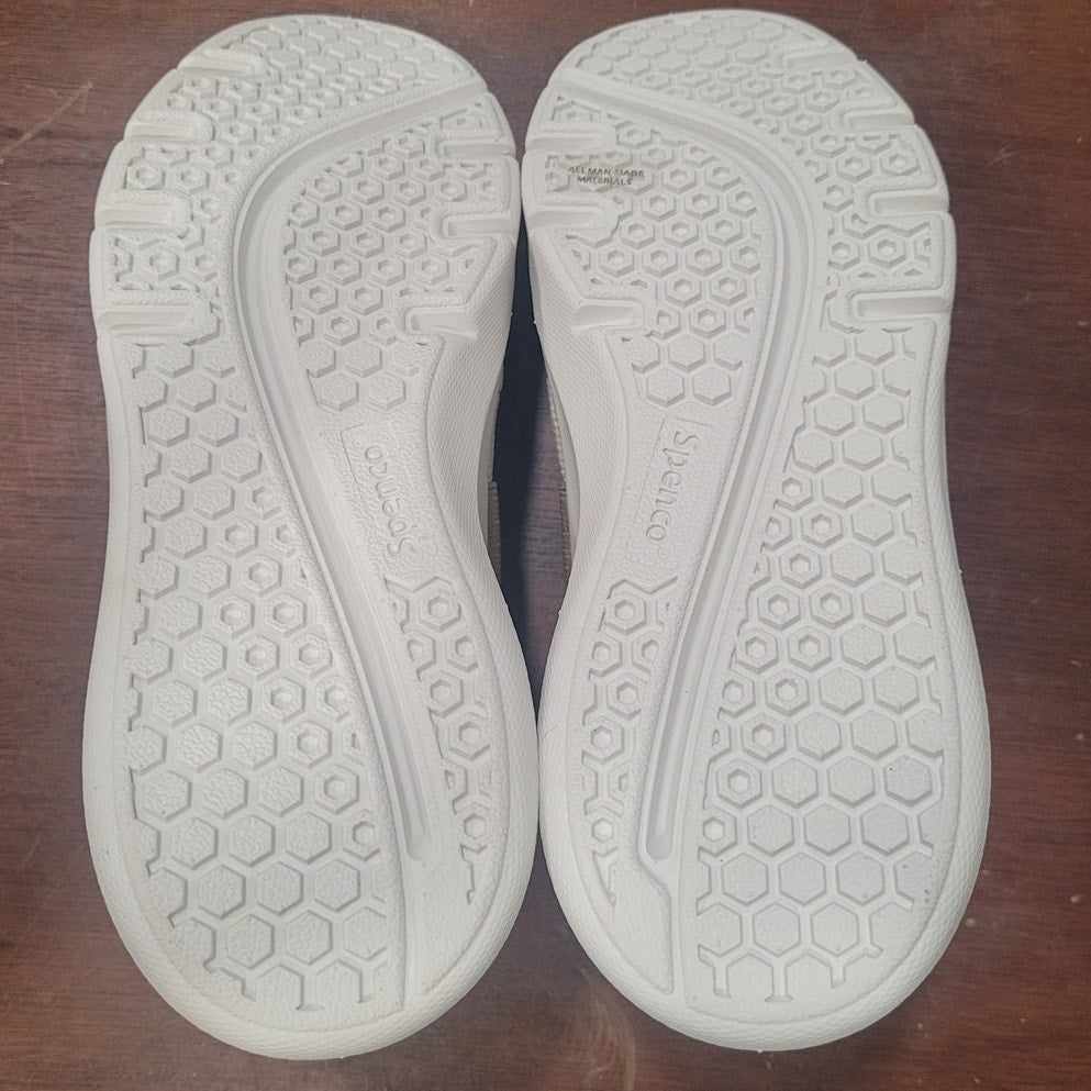 Spenco Karma Stretch Floral Sneaker, Navajo, Womens 6, Slip-On Knit Comfort Shoe