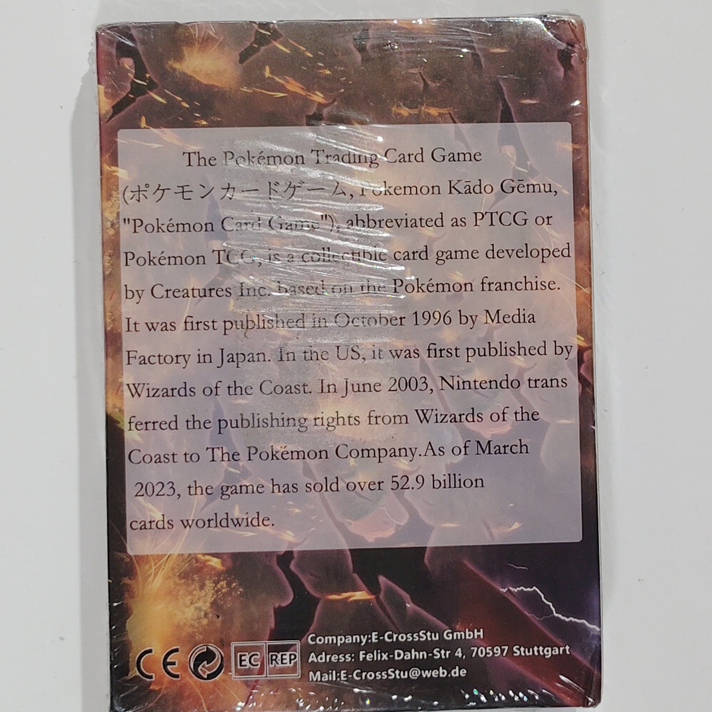 E-ScrossStu GmbH – Novelty Scarlet & Violet Obsidian Flames, 100 PK – English