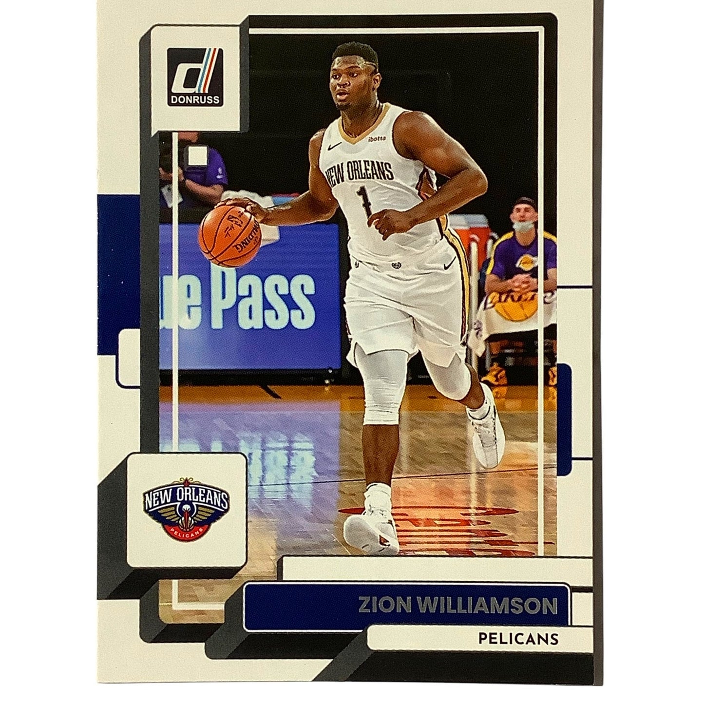 Zion Williamson, New Orleans Pelicans, Card #164, 2022-23 NBA Panini-Donruss