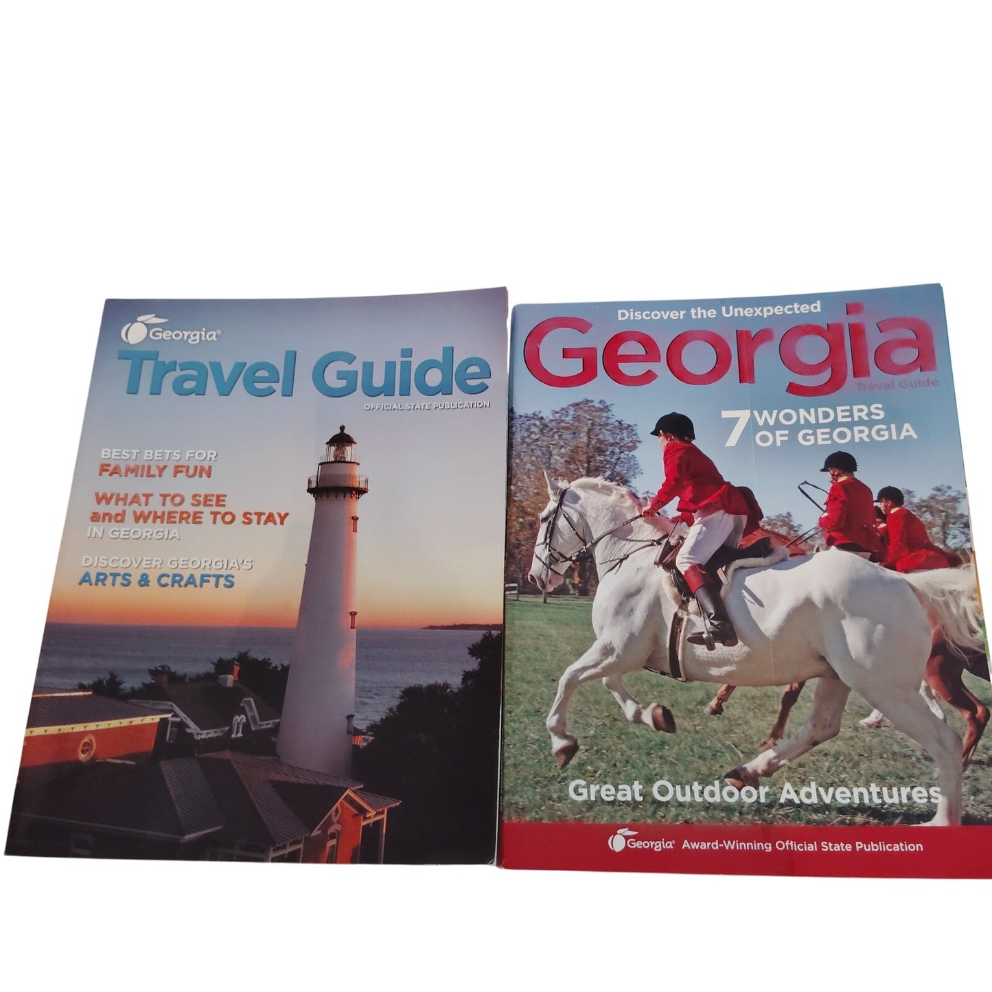 Georgia Travel Guides - 2008 & 2009 Official State Publications - Multi-color