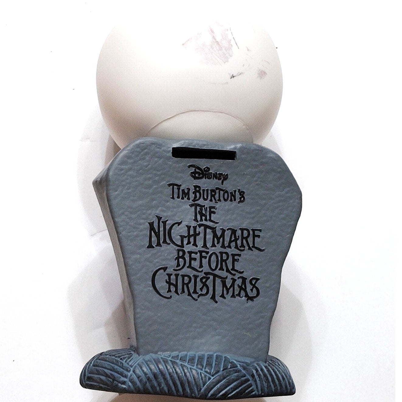 Nightmare Before Christmas Jack Skellington 9" Coin Bank Monogram Disney NEW