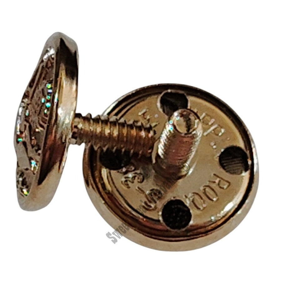 2 Gold Eagle Great Seal Screw Mount Buttons, 27 Ligne (5/8"D), The Supply Room