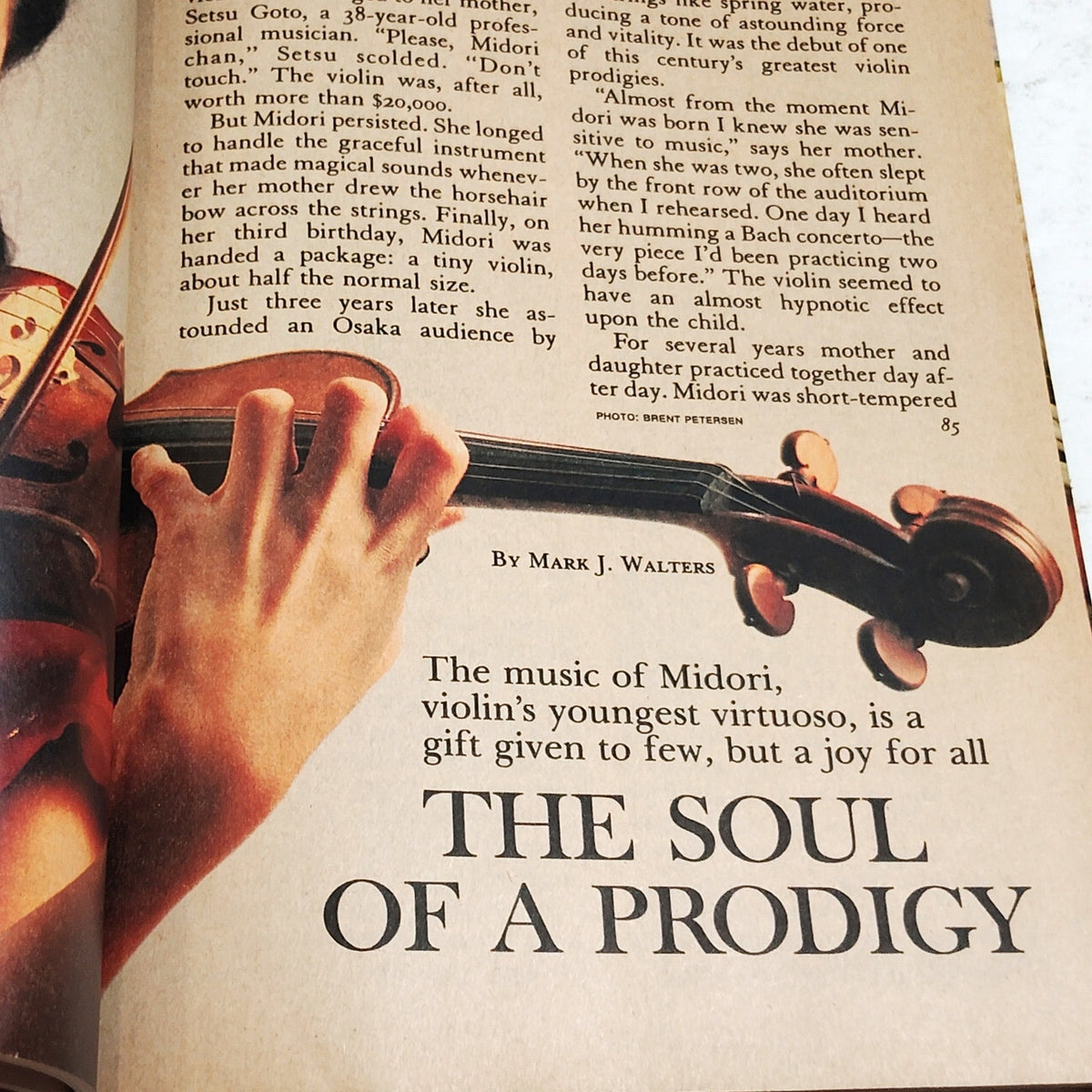 Reader's Digest Magazine March 1987 The Soul of a Prodigy Vintage Back Issue