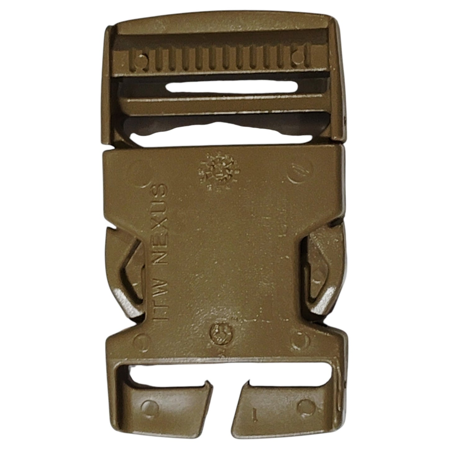 ITW Nexus Side-Release Buckles – 1½", Coyote, High-Strength Polymer, Qty 1 Set