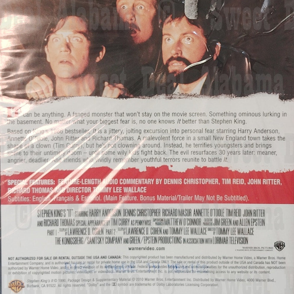 Stephen King's It (1990 DVD) 192 Minutes of Horror/Thriller Viewing