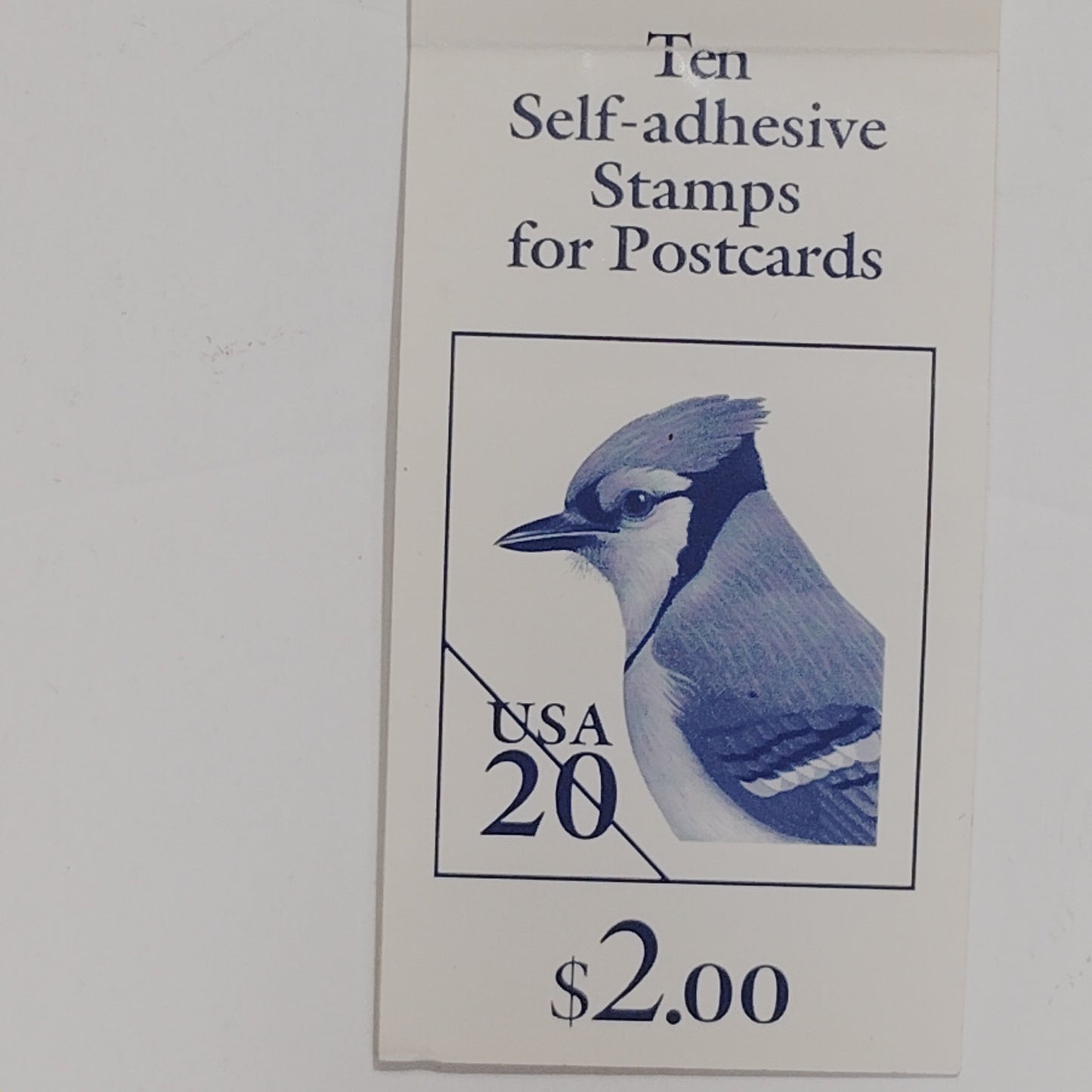 1996 Blue Jay Stamp, Lot of 4/20, 20¢ MNH, Flora & Fauna Series, Booklet Singles