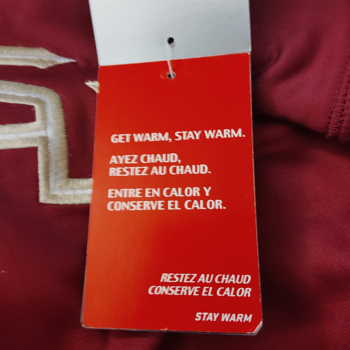 Kids Nike Therma‑Fit Hoodie – Florida State Seminoles – Size M – Style 9C7009‑FS