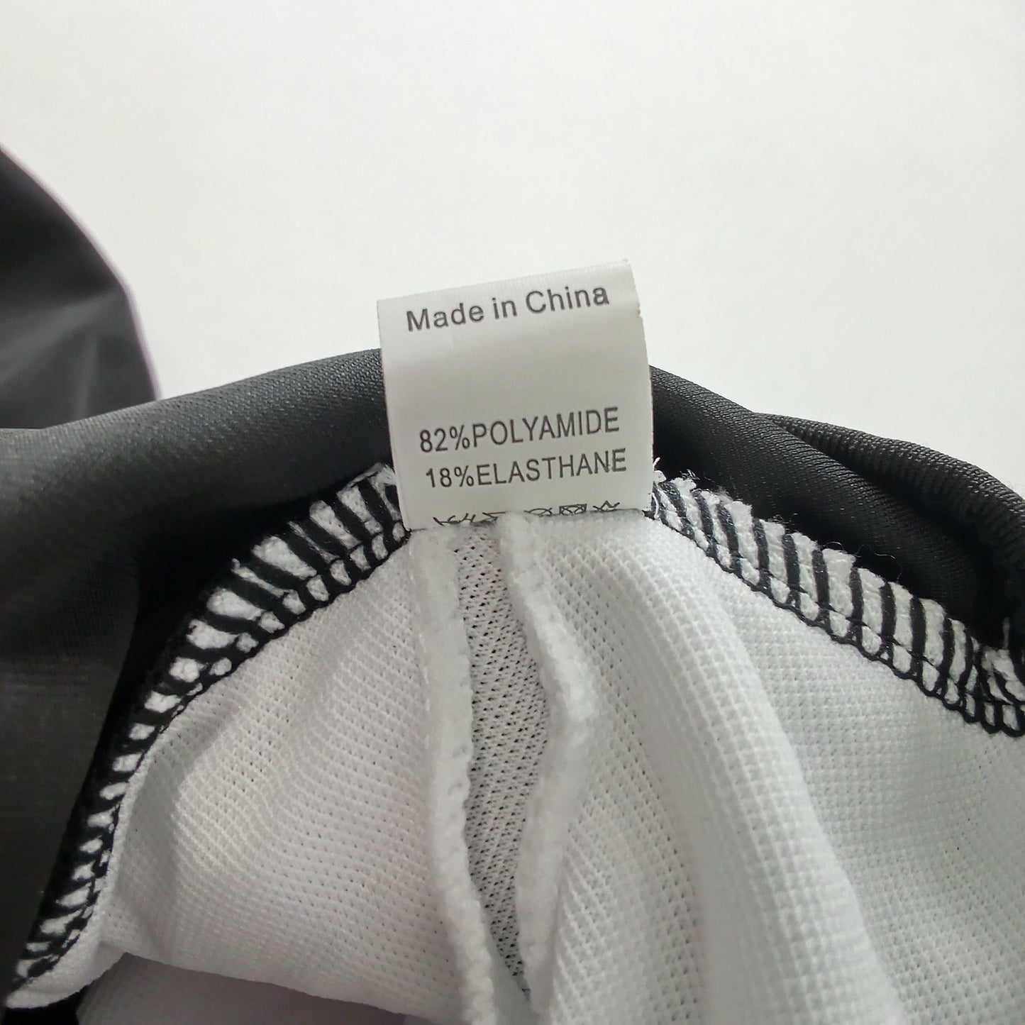 Adisputent Swim Top Layered Ruffle Flounce Black Padded Women Size L NWT