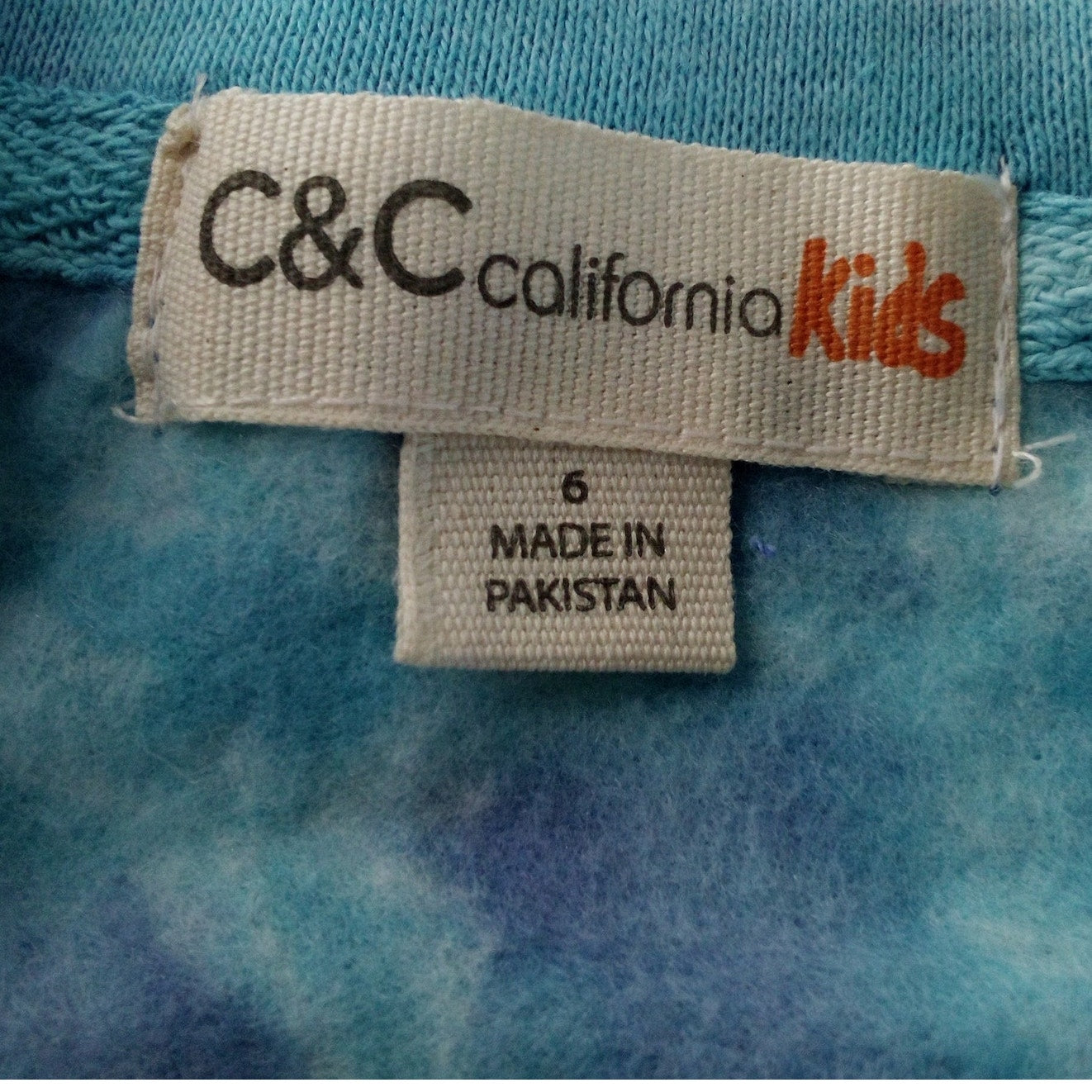 C&C California Kids Tie‑Dye Dreamer Fleece 2‑Piece Set Blue Purple Size 6