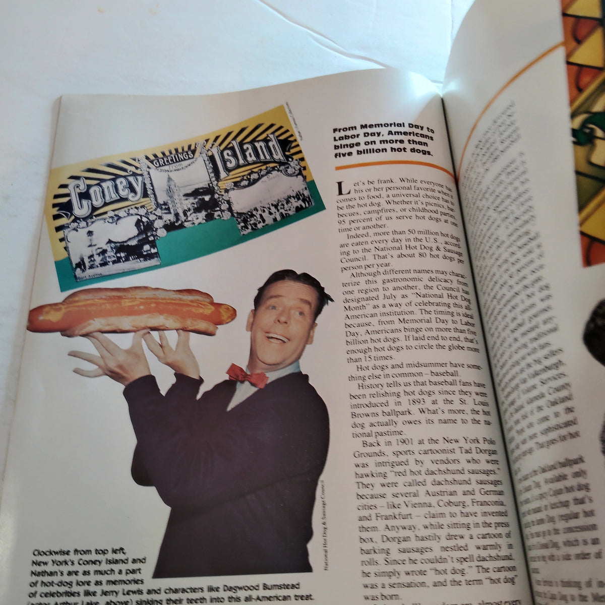 Delta SKY In-Flight Magazine - July 1986 - National Hot Dog Month Issue