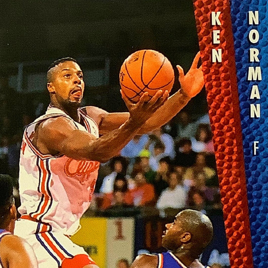 Ken Norman (F), Card #102, Los Angeles Clippers, 1992-93 Fleer NBA