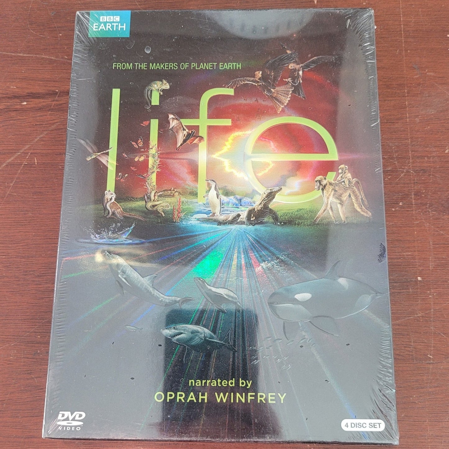 BBC Earth Life (DVD 4-Disc Gift Set) Documentary Series Narrator: Oprah Winfrey