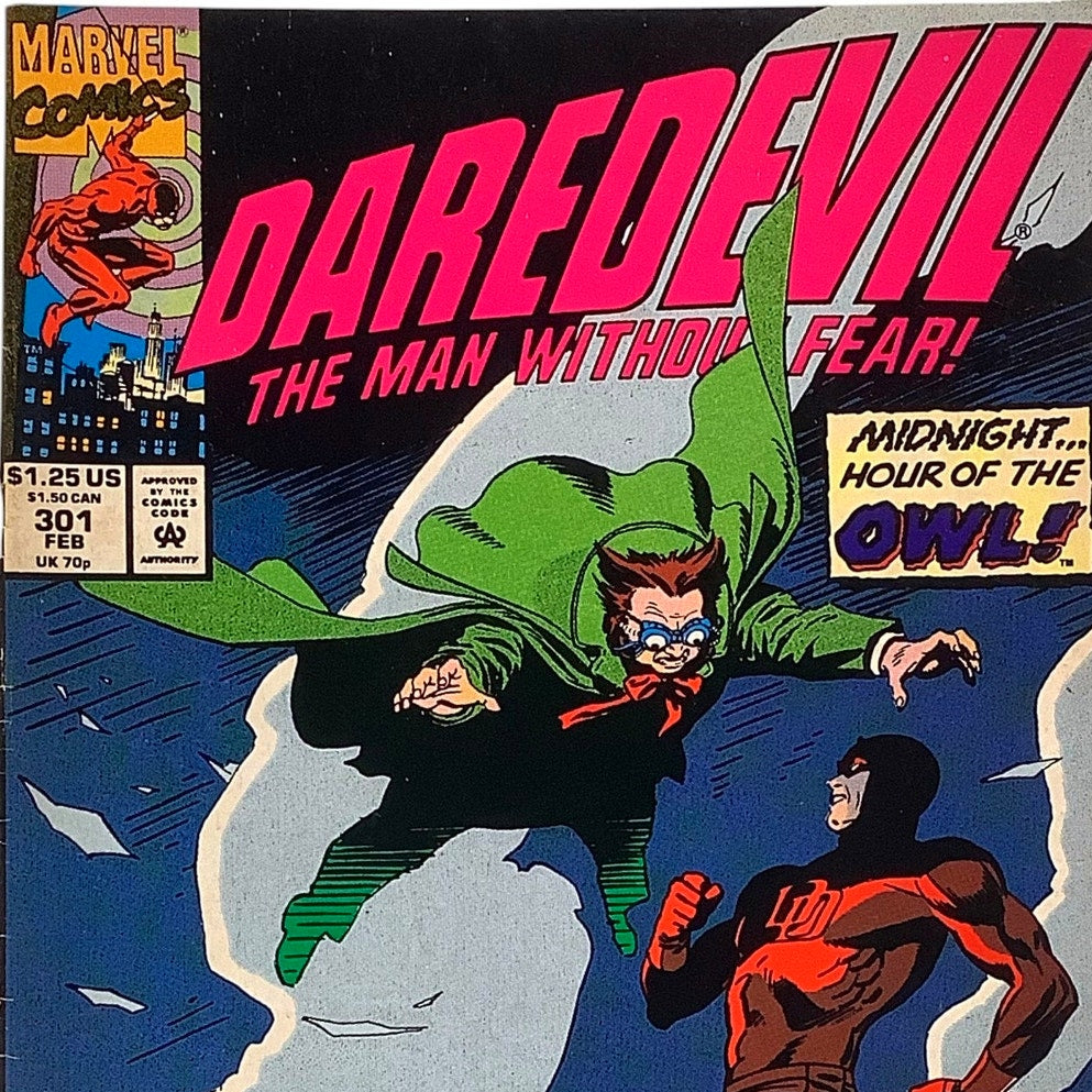 Daredevil (1964 1st Series), #301 The Man Without Fear!, Feb. 1992 FN 6.0