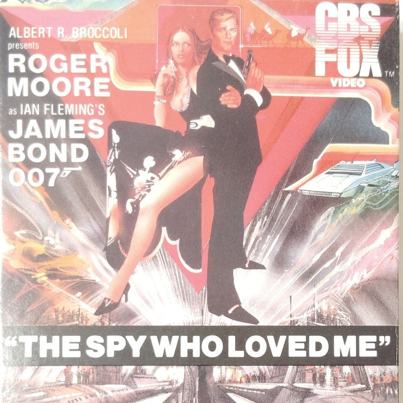 The Spy Who Loved Me VHS 1984 Roger Moore James Bond Action