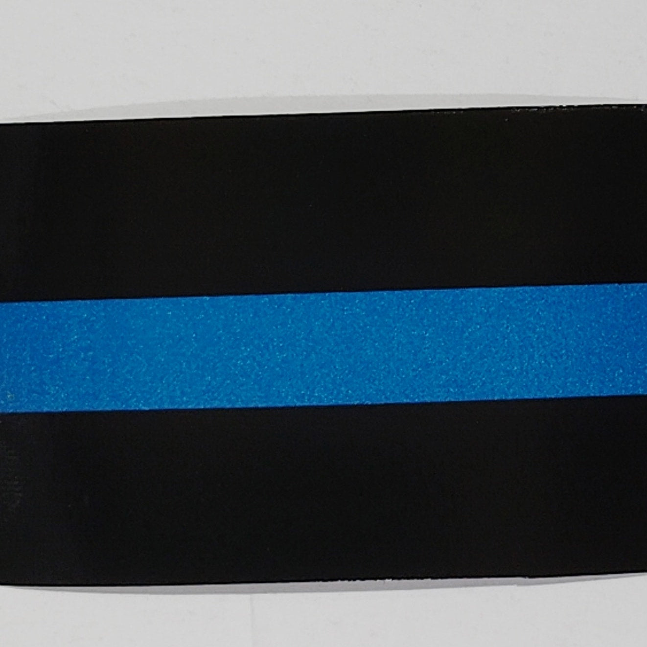 Blue Line American Flag Vinyl Decal 3" x 2" Inside Window Mount – Police Support