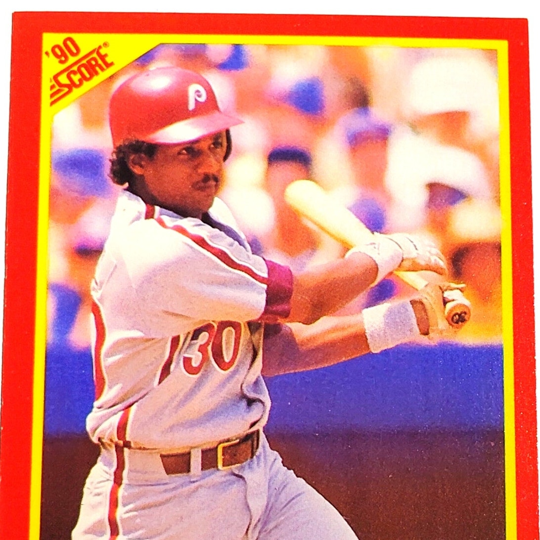 1990 Score Steve Jeltz #421 Philadelphia Phillies Infielder MLB Baseball EX