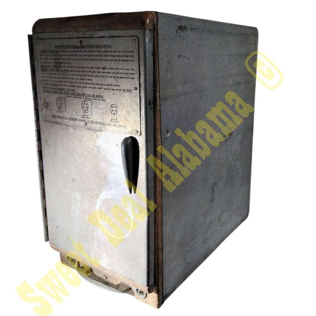 1960's Air Force Airplane Oven Assembly Box, Mansfield Aircrafts Products Co.