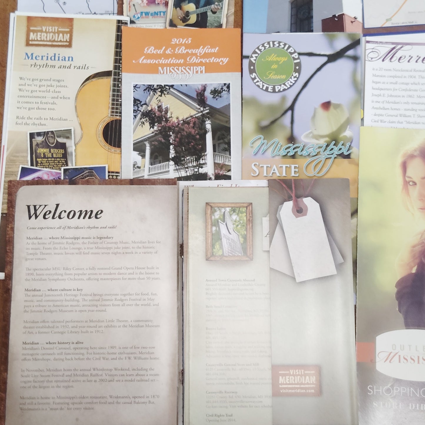 Mississippi Travel Ephemera Lot - Guides, Maps, Brochures, 2015 Collectibles
