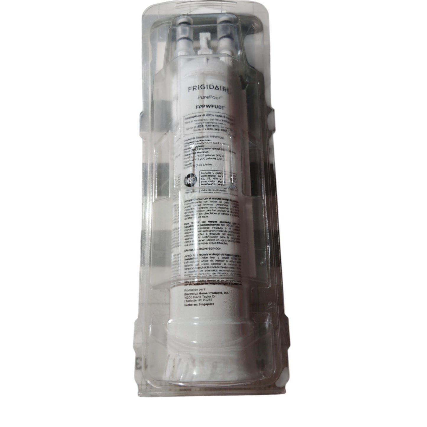 Frigidaire FPPWFU01 PurePour PWF-1 Water Filter | Genuine OEM | NSF & WQA Cert.