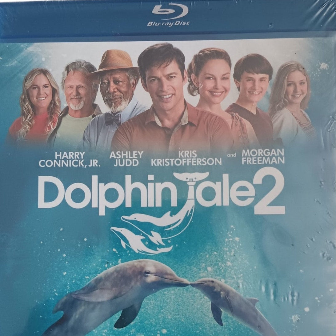 Dolphin Tale 2 - Blu-ray, 2014 Family Drama, Morgan Freeman, Harry Connick Jr.