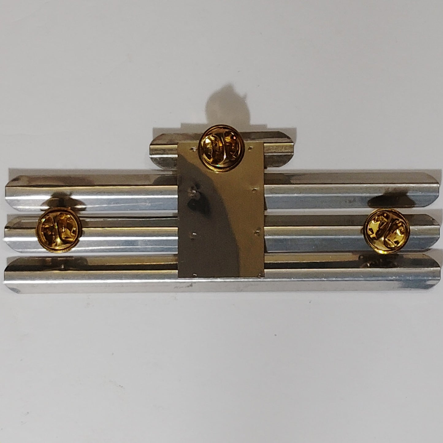Mounting Rack, Bar for 10 Ribbons (3/3/3/1) by No-Shine Insignia - Supply Room