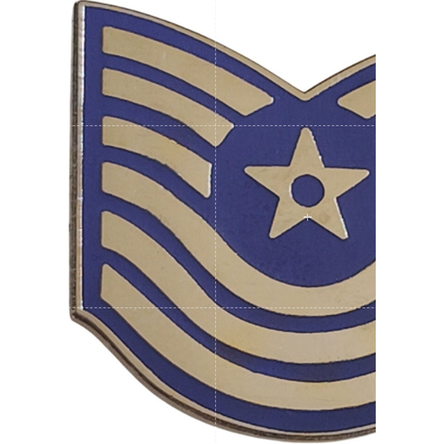 USAF Master Sergeant Rank Novelty Hat Lapel Pin 1‑1/8" × 1‑1/8"