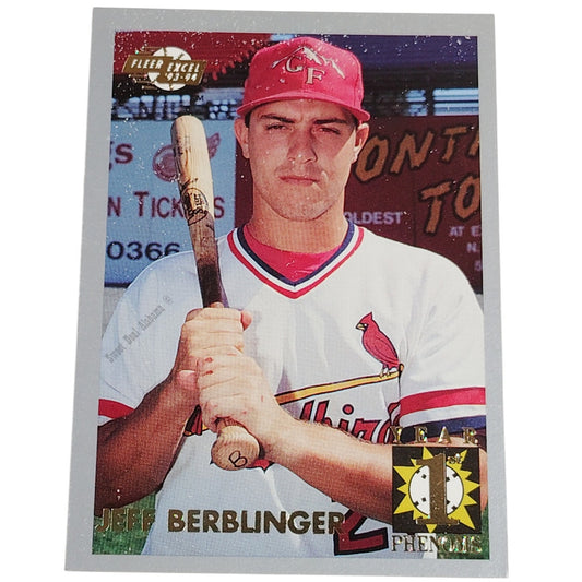 Jeff Berblinger, Glen Falls Redbirds 3 of 10, 1st Year Phenoms 93-94 Fleer Excel