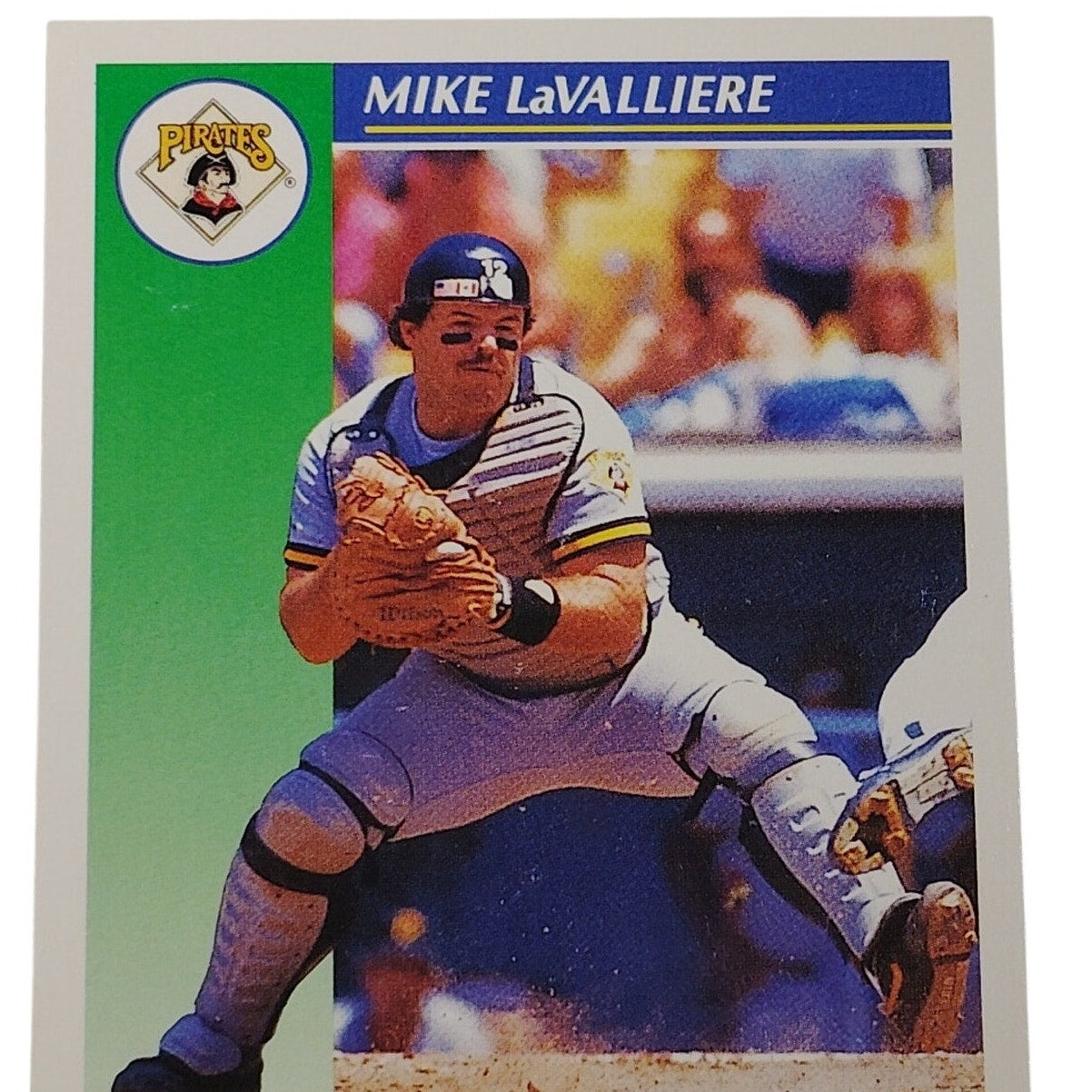 1992 Score Mike LaValliere #38 Pittsburgh Pirates Catcher MLB Baseball NM