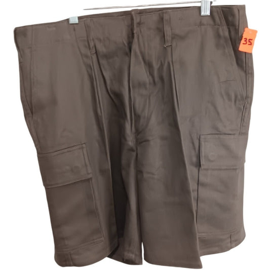German Military Moleskin Shorts - Olive Drab - Size 35"W - NSN 8415-12-155-9088