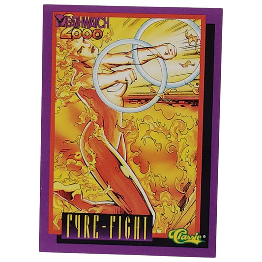 1993 Classics Games, Continuity Comics, Card 12, Fyre-Fight, Deathwatch 2000