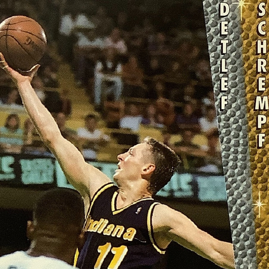 Detlef Schrempf, #249, Indiana Pacers, 1992-93 Fleer NBA's 6th Man of the Year