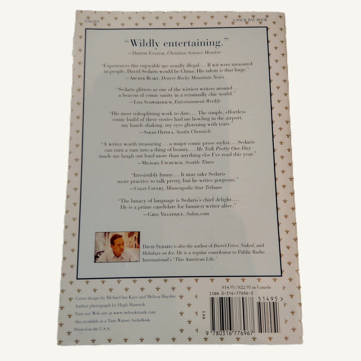 Me Talk Pretty One Day - David Sedaris Paperback Book - 2000 Printing