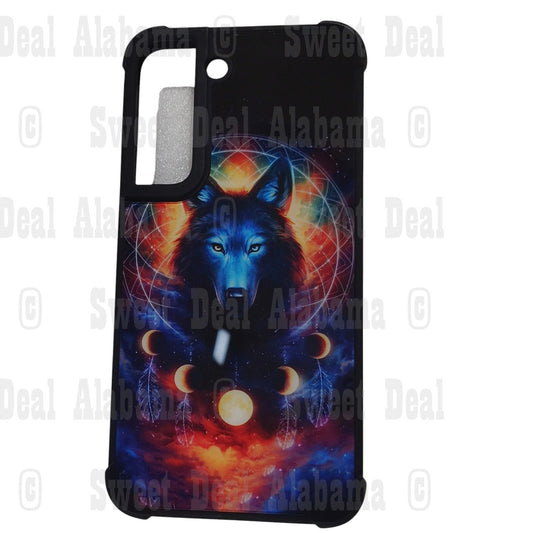 Carloca Cellphone Case For Samsung S22 Phone, Wolf Graphics