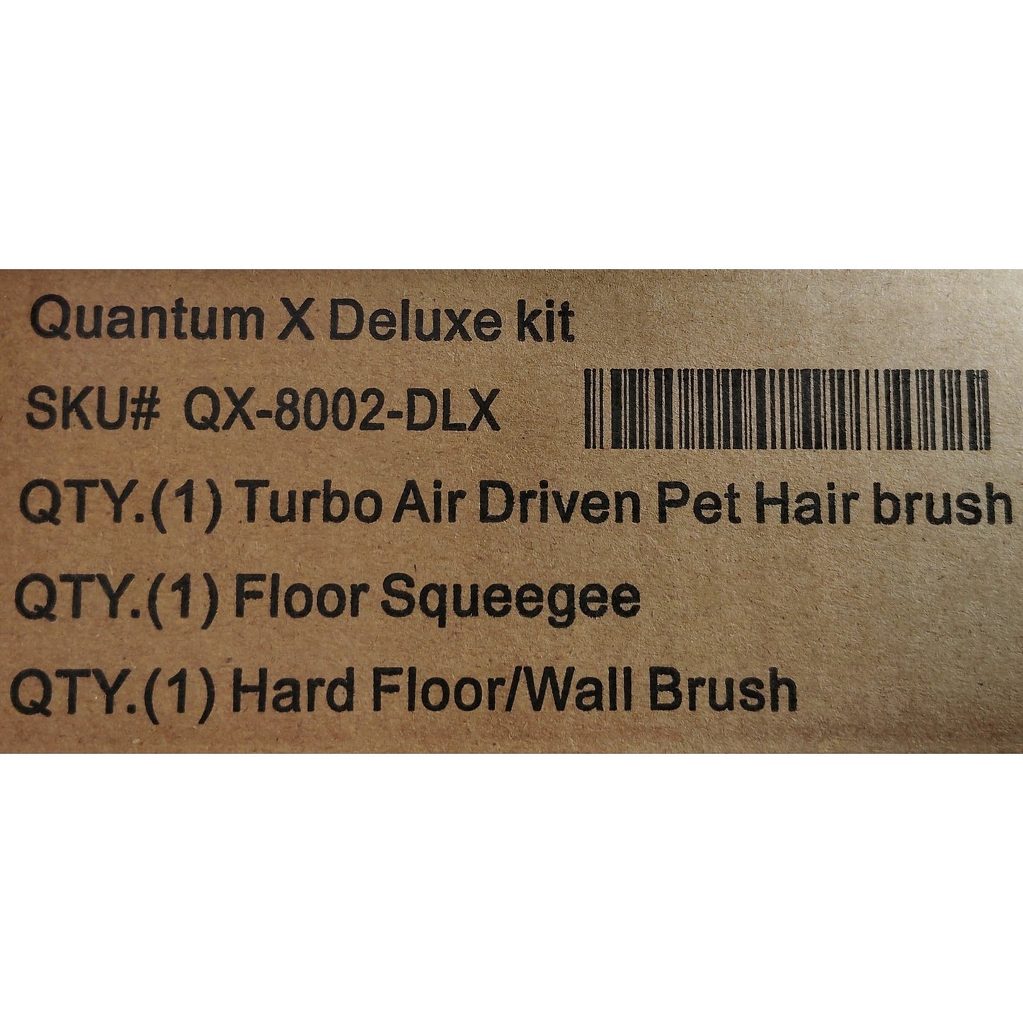 Quantum X QX‑8002‑DLX Deluxe Vacuum Accessory Kit 3‑Piece NIB