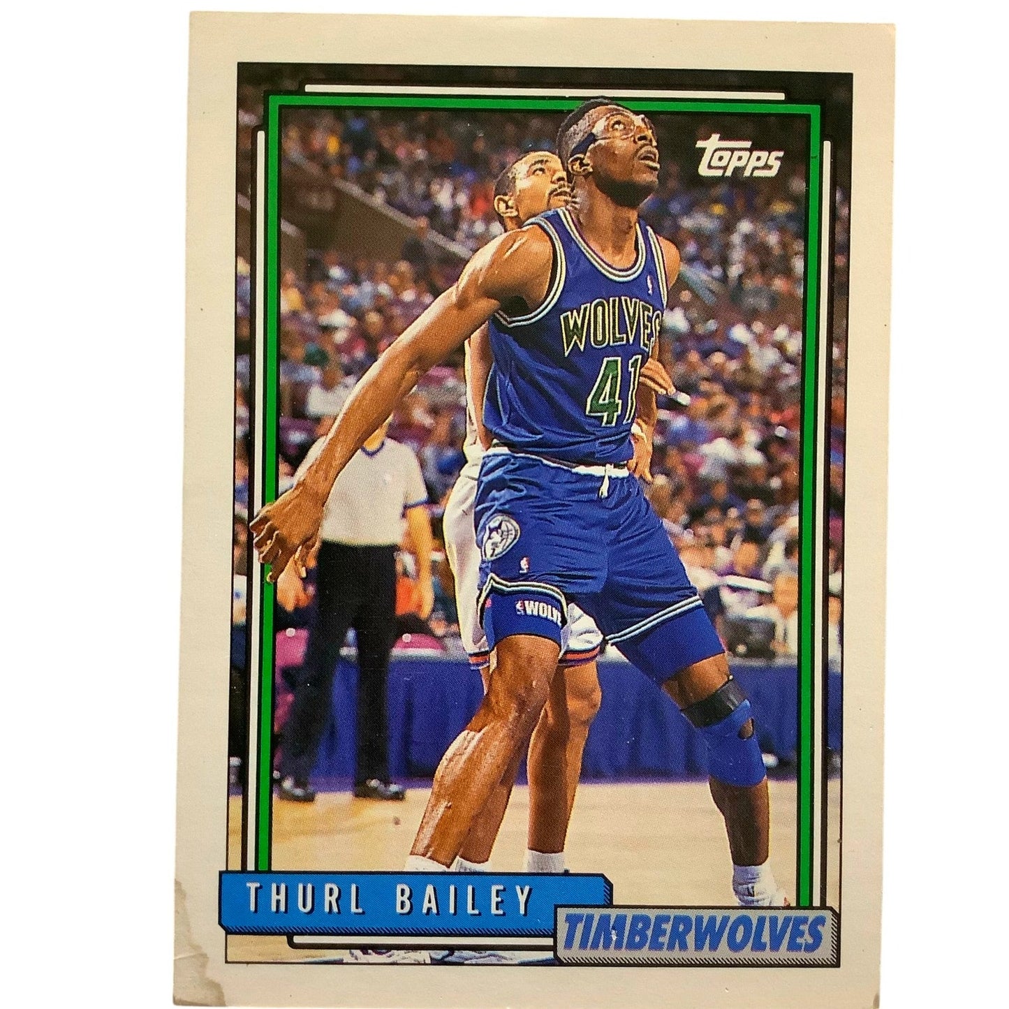 Thurl Bailey, Minnesota Timberwolves, 1992 Topps Collector's Card 59, EXC