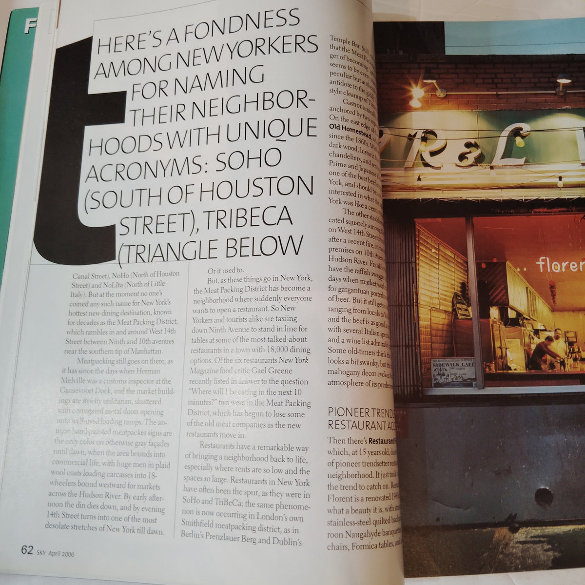 Delta SKY In-Flight Magazine April 2000 - Patricia Arquette, Hal Sutton, Santana