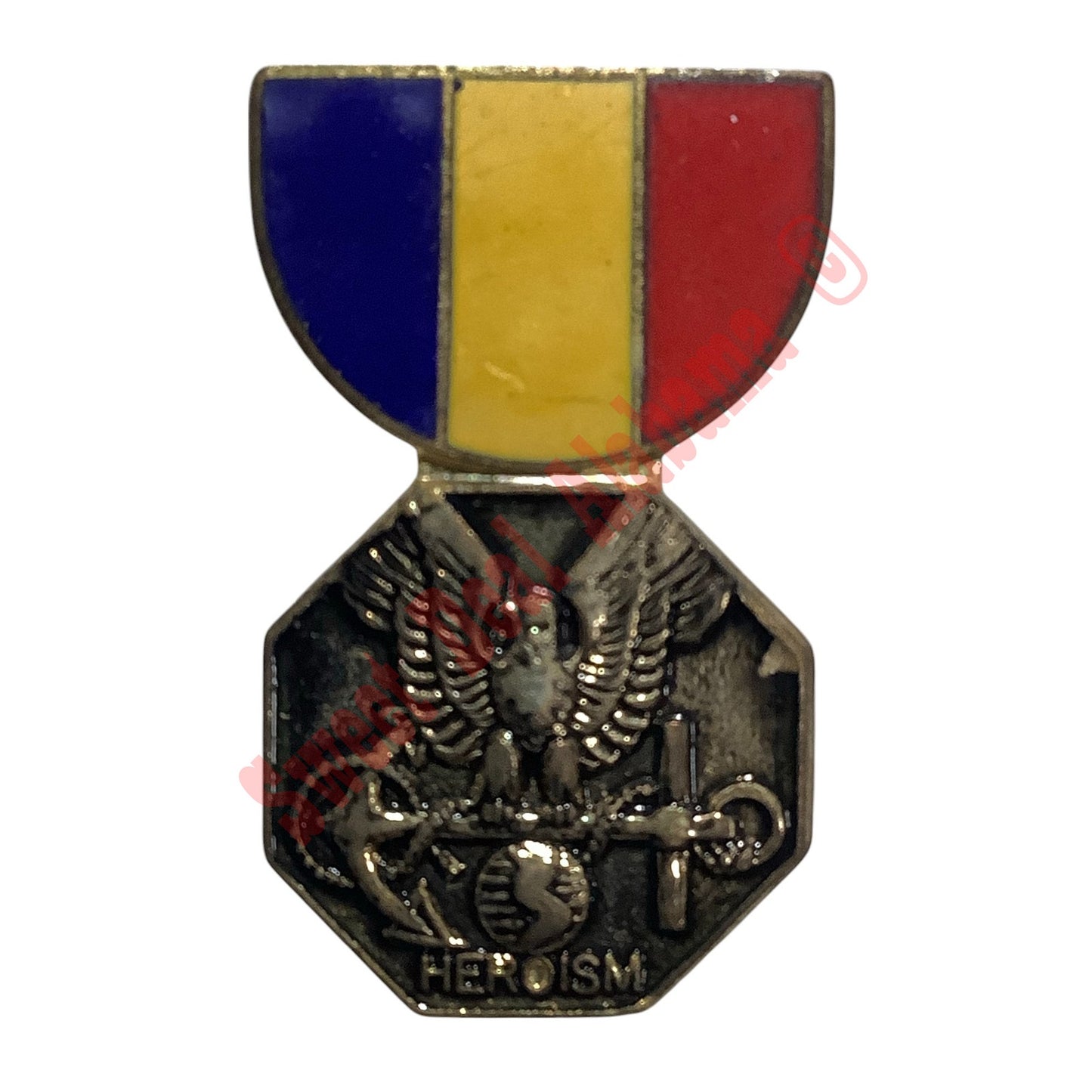 Navy & Marine Corps Medal, Mini, Hat/Lapel Pin 1-1/8"H x 11/16"W