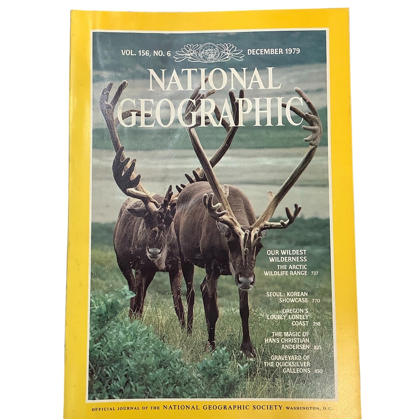 National Geographic Magazine December 1979, Seoul, Oregon, Galleons, Artic Range
