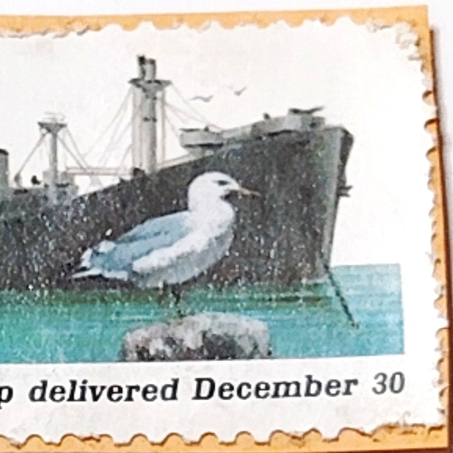 USPS 1991 First Liberty Ship 29 Cent Postage Stamp - WWII "A World at War"