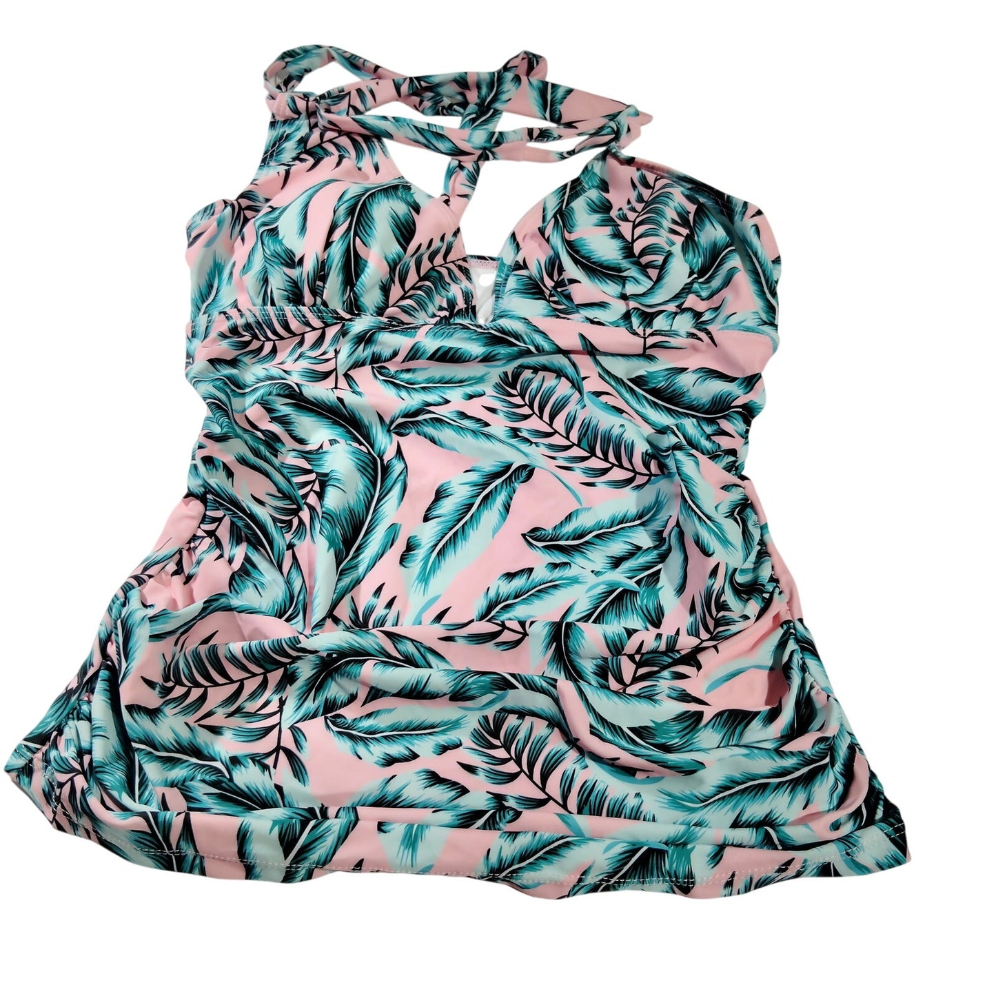Summer Mae Women’s Modest Tankini Floral Swimsuit Dress– Small – NWT