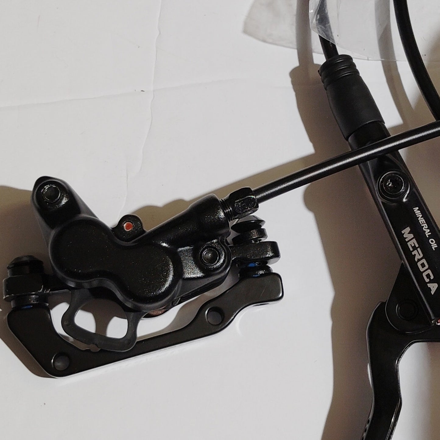 MEROCA Hydraulic Disc Brake Set – Lever, Hose & Caliper – Mineral Oil