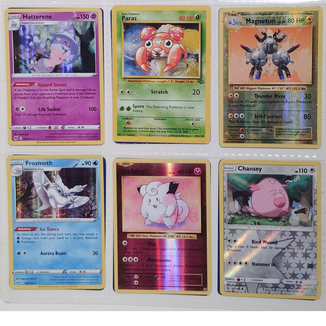 18 Random Pokémon Cards Pictured, Actual Photos Provided