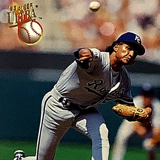 Hipolito Pichardo, K.C. Royals, MLB, Fleer Ultra Baseball 1993, Card 567, EX/NM