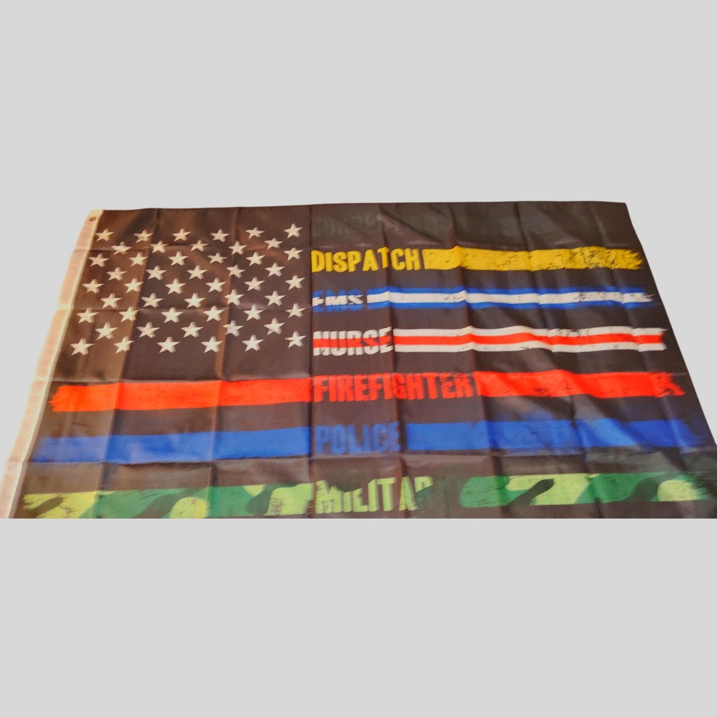 Thin Line First Responder Flag Police Fire EMS Nurse Dispatch Military 3x5 ft