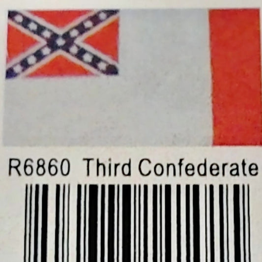 Ruffin Flag 3rd National Flag, 3 Ft x 5 Ft Polyester Flag w/ Brass Grommets