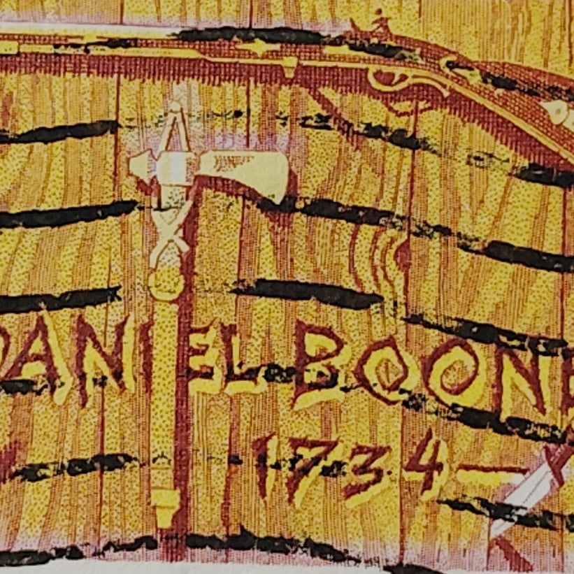 1968 US 6c Daniel Boone American Folklore Stamp #1357 Used Cancelled Vintage